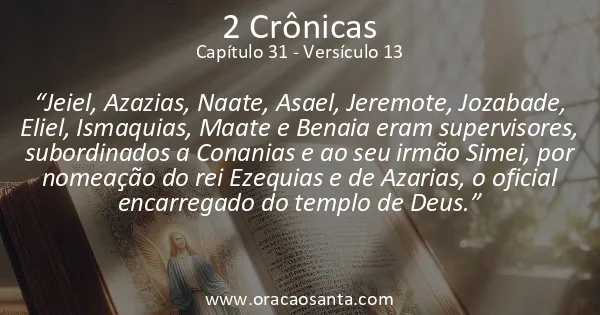 2 Crônicas 31:13