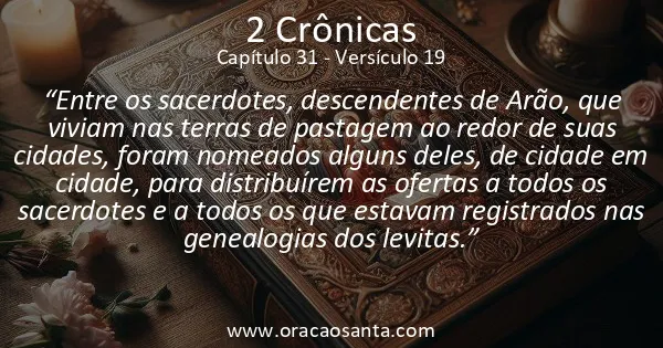 2 Crônicas 31:19