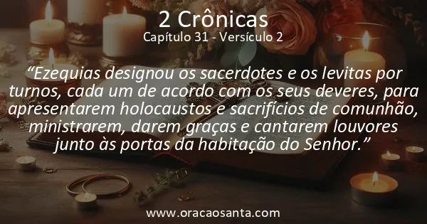 2 Crônicas 31:2