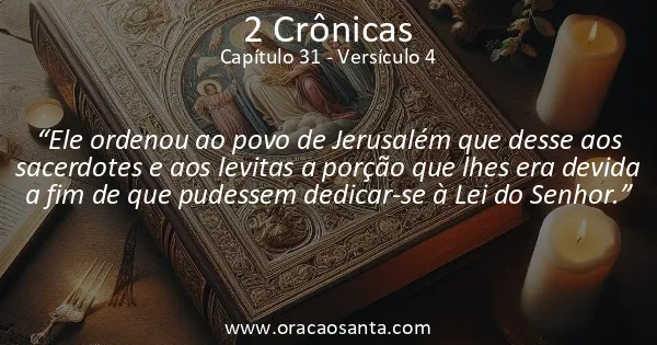 2 Crônicas 31:4