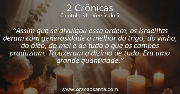 2 Crônicas 31:5