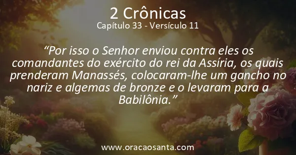 2 Crônicas 33:11