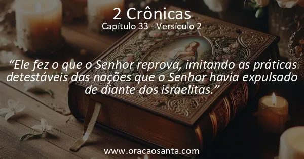 2 Crônicas 33:2