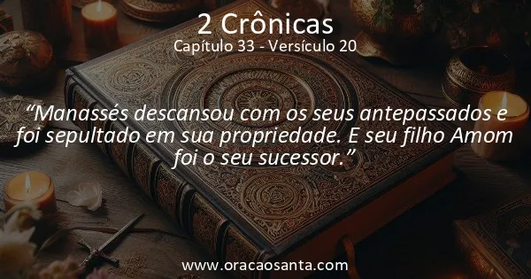 2 Crônicas 33:20