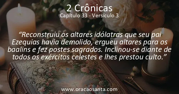 2 Crônicas 33:3