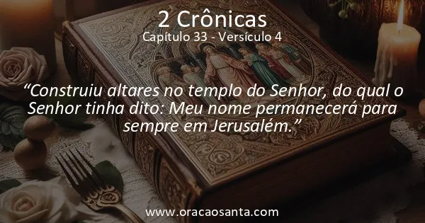 2 Crônicas 33:4