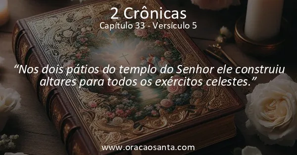 2 Crônicas 33:5