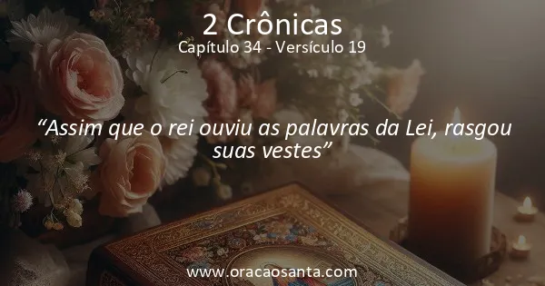 2 Crônicas 34:19