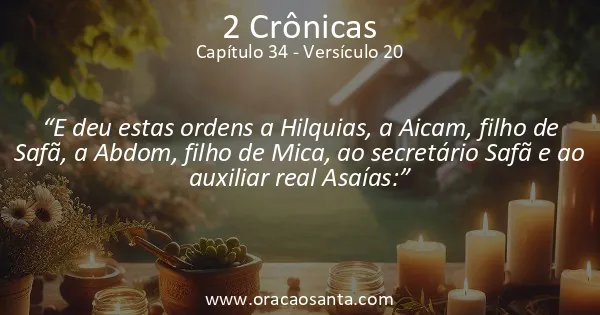 2 Crônicas 34:20