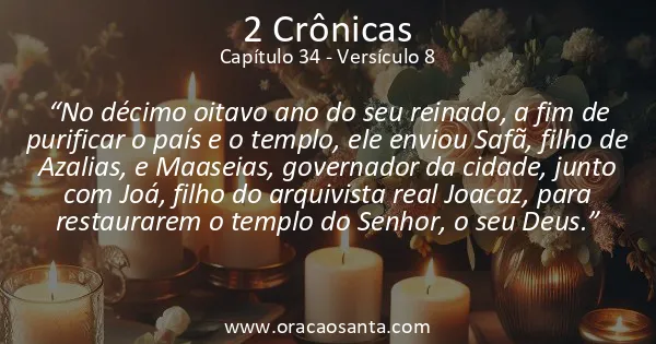 2 Crônicas 34:8