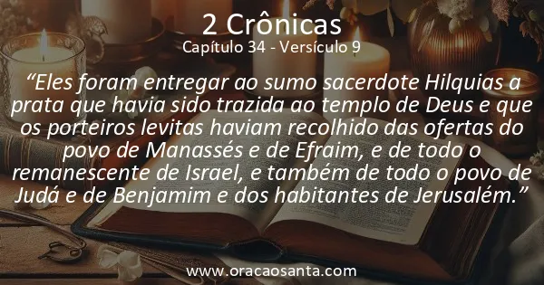 2 Crônicas 34:9