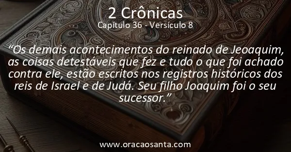 2 Crônicas 36:8