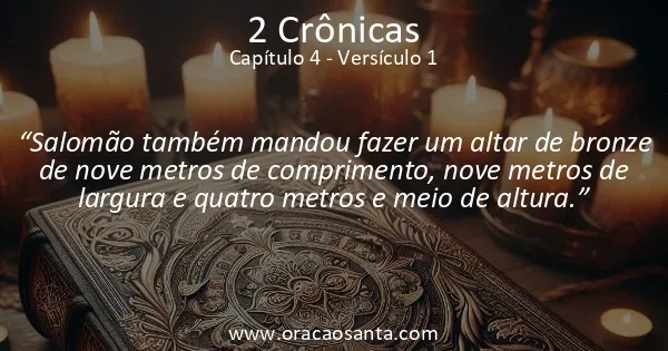 2 Crônicas 4:1