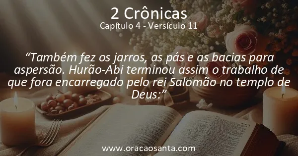 2 Crônicas 4:11
