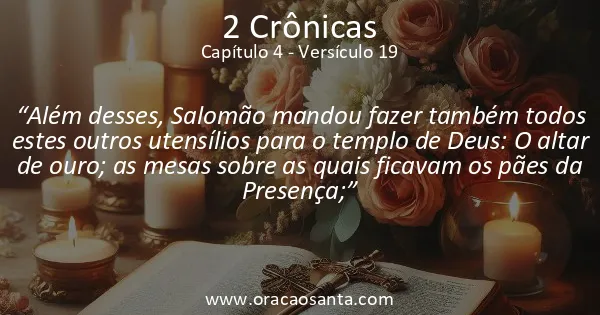 2 Crônicas 4:19