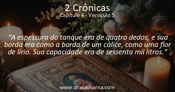 2 Crônicas 4:5