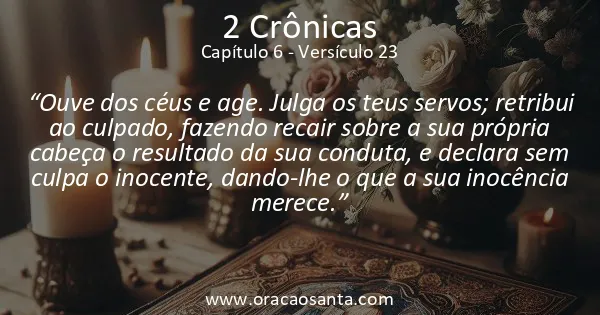 2 Crônicas 6:23