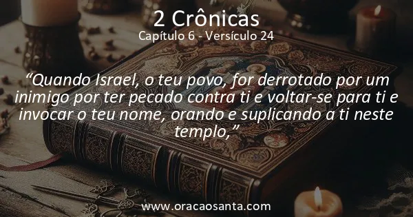 2 Crônicas 6:24