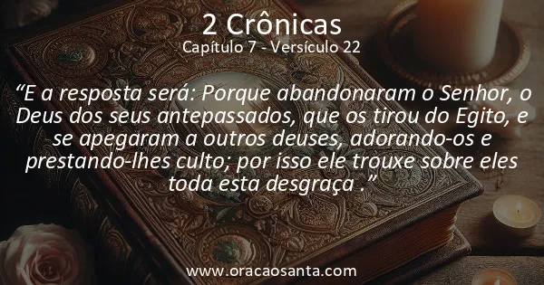2 Crônicas 7:22