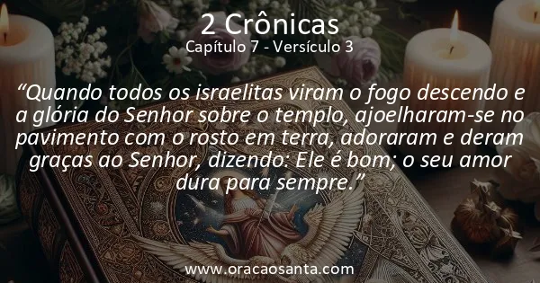 2 Crônicas 7:3