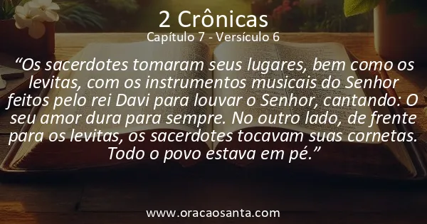 2 Crônicas 7:6