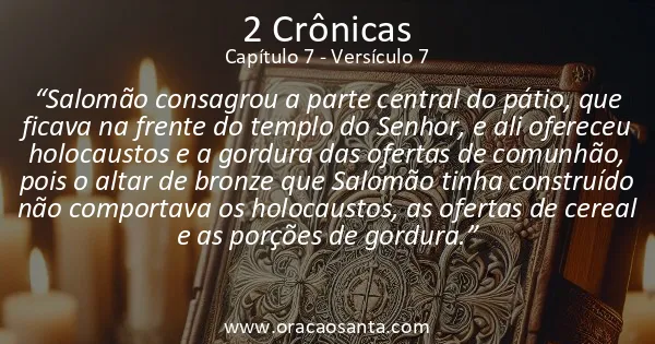 2 Crônicas 7:7