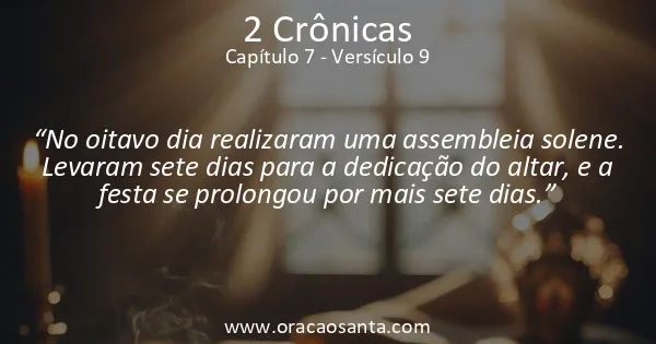 2 Crônicas 7:9