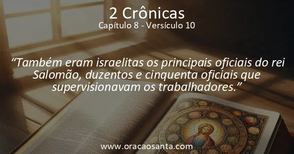 2 Crônicas 8:10