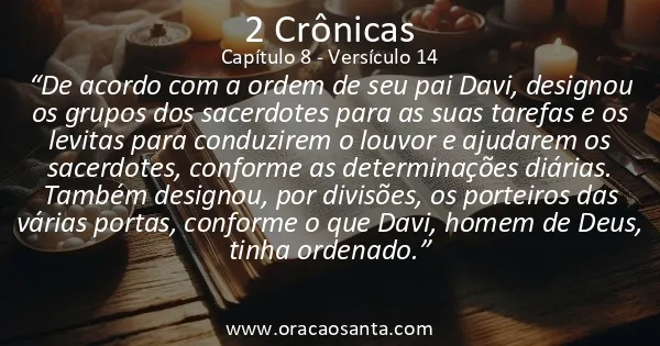 2 Crônicas 8:14