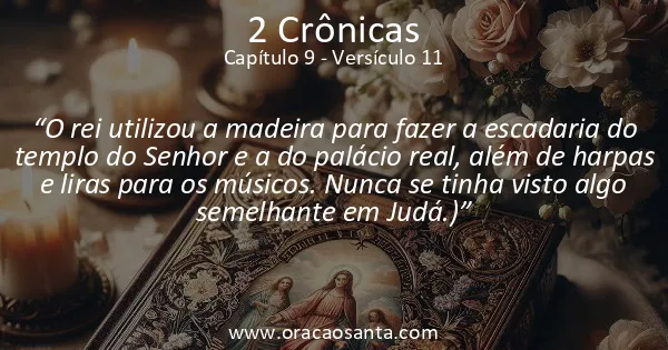 2 Crônicas 9:11