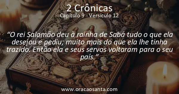 2 Crônicas 9:12