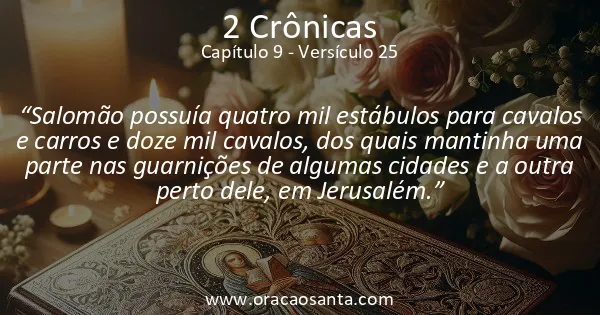 2 Crônicas 9:25