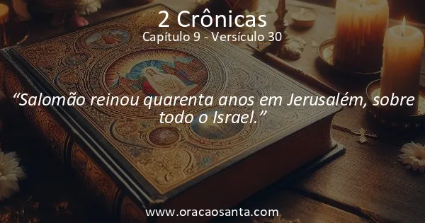 2 Crônicas 9:30