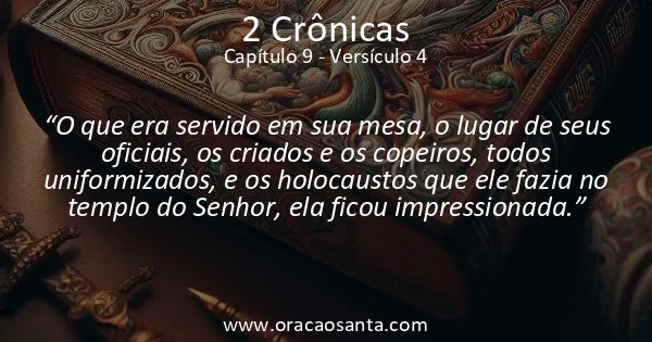 2 Crônicas 9:4