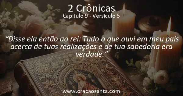2 Crônicas 9:5