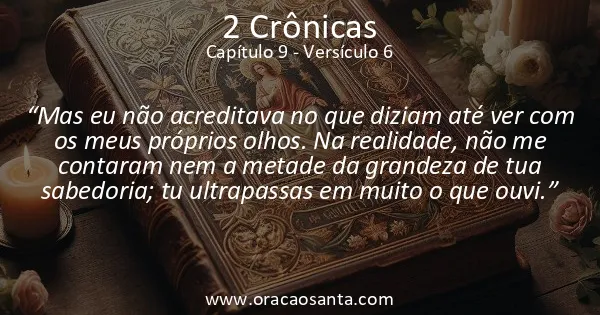 2 Crônicas 9:6