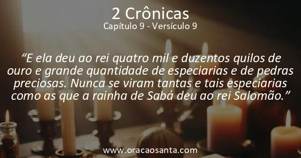 2 Crônicas 9:9