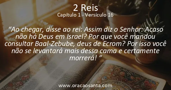 2 Reis 1:16