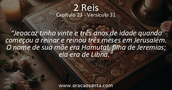 2 Reis 23:31