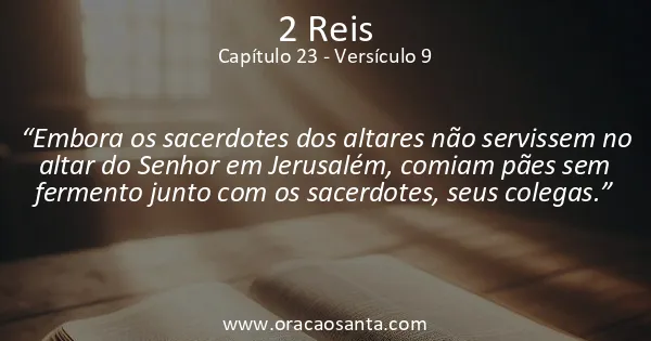 2 Reis 23:9