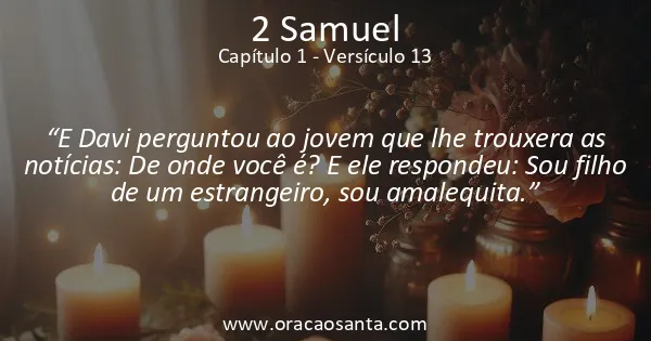 2 Samuel 1:13