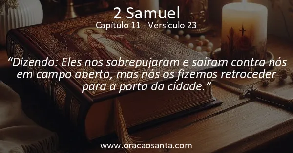 2 Samuel 11:23