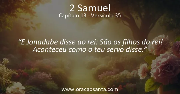 2 Samuel 13:35