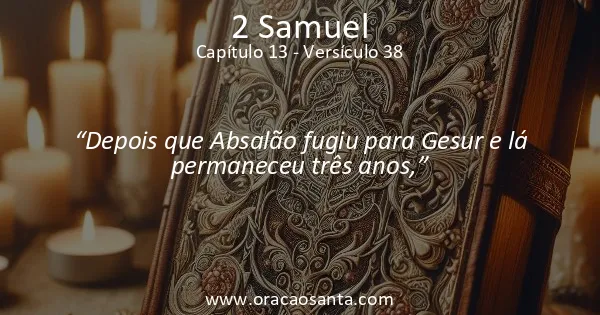 2 Samuel 13:38