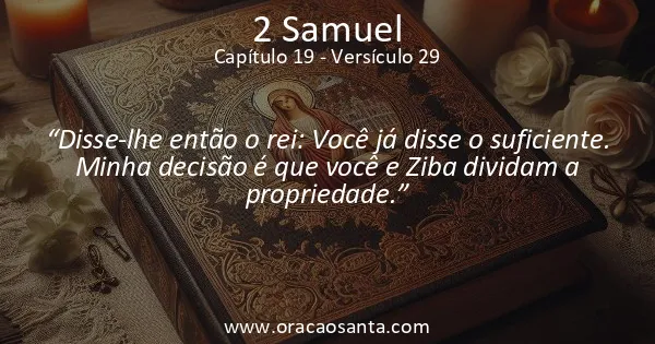 2 Samuel 19:29