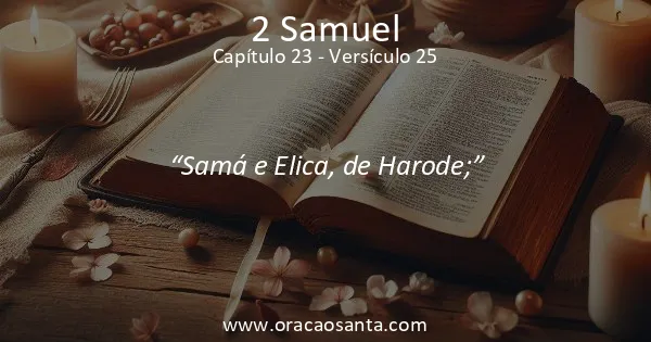 2 Samuel 23:25