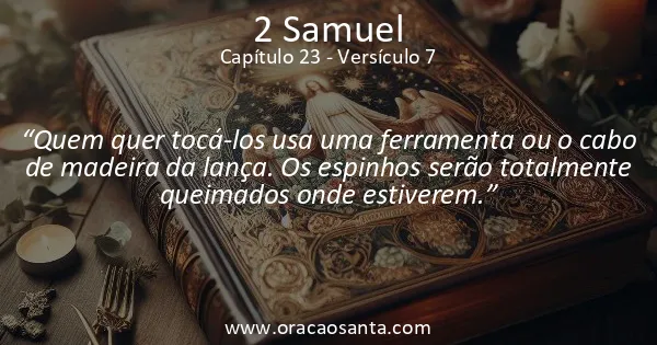 2 Samuel 23:7