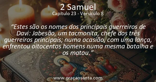 2 Samuel 23:8