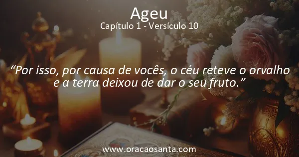 Ageu 1:10