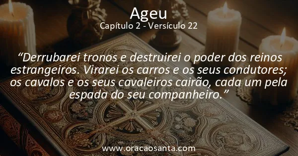 Ageu 2:22
